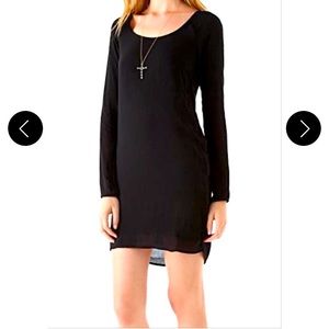 James Perse Black Shift Casual Dress